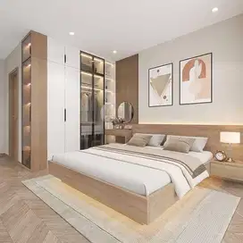 FURNITURE BEDROOM SET MODERN MINIMALIST FREE CUSTOM