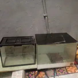 2 Aquarium ikan kecil sedeng