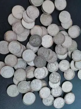 Uang Koin kuno 1 Gulden Wilhelmina