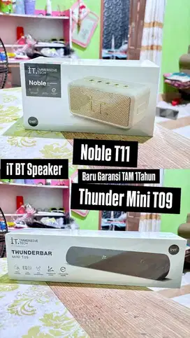 iT Noble T11 BT Speaker Gold (Baru)  IT Thunderbar Mini T09 (Baru)