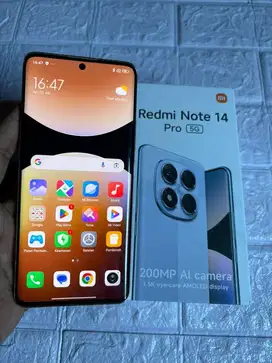 Xiaomi Redmi Note 14 Pro 5G Ram 8gb Rom 256gb Lengkap MuLus 2 Minggu