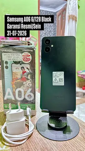 Samsung A06 5G Black 6/128 Garansi Resmi