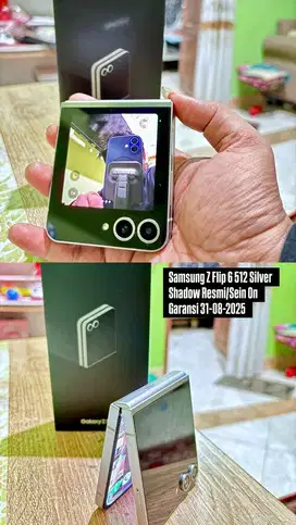 Samsung Flip 6 512 Silver Shadow Garansi Resmi