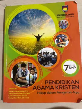 ORIGINAL BUKU PENDIDIKAN AGAMA KRISTEN SMP KELAS 7 - BPK PENABUR