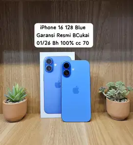 iPhone 16 128 Ultramarine Resmi BCukai Bh 100