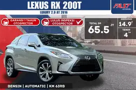 LEXUS RX200 T 2016 LUXURY 2.0 AT LOW KM.63RB & PAJAK PANJANG #F3ST