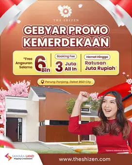HUNIAN ALA JEPANG SERTIFIKAT SHM PROMO AGUSTUS DP 0%