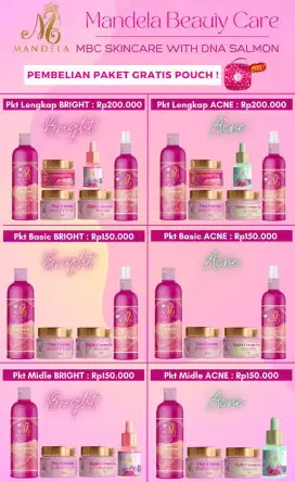 Skincare MBC Mandela Beauty Care Original MENCERAHKAN WAJAH