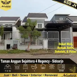 Dijual Rumah Perumahan Taman Anggun Sejahtera 4 Regency Sidoarjo