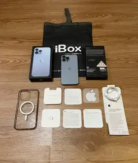 Iphone 13 Pro Max 256gb IBOX Resmi Fullset lengkap original mulus