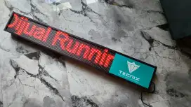 Running Text 1 meter 1 muka