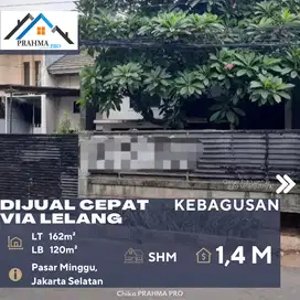 Dijual Rumah Via Lelang di Kebagusan Jakarta Selatan