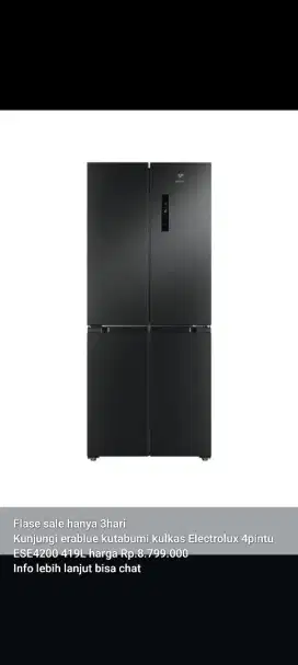 PROMO Kulkas Electrolux 4 pintu