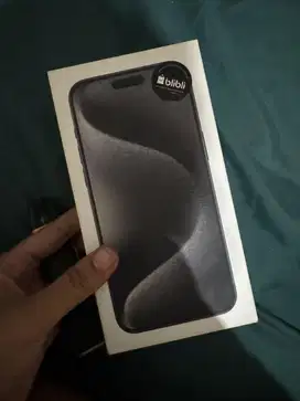 iphone 15 pro max 256gb hitam black titanium