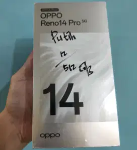 OPPO Reno 14 Pro 5G 12/512 Grey White BNIB Garansi Resmi Indonesia
