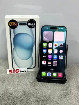 Iphone 15 128gb Blibli blue bh 100% cc 47