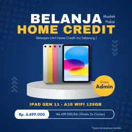 IPAD GEN 11-A16 WIFI 128GB / GARANSI RESMI BARU