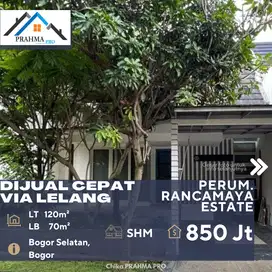 Dijual Rumah Via Lelang di Perum. Rancamaya Estate Bogor Selatan