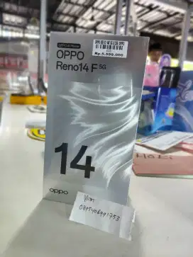 Oppo Reno 14f ram 8+8/256 Atlantis dahsyat