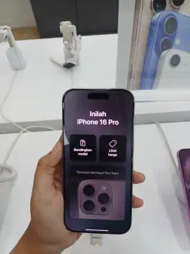 Promo cicilan IPhone 16 Pro 128 Bunga 0% Fre 2x cicilan