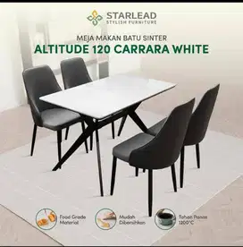 Meja Makan tahan api dan tahan gores Sintered Stone  Altitude