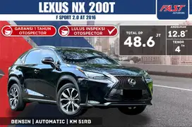 LEXUS NX 200 T F SPORT 2016 2.0 AT PANORAMIC LOW KM.51RB PJK PJG #F2ST