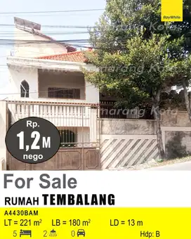 DIJUAL RUMAH DI TEMBALANG A4430