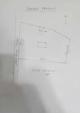 Dijual Tanah Luas Di Condet Jaktim Dekat Jalan Raya