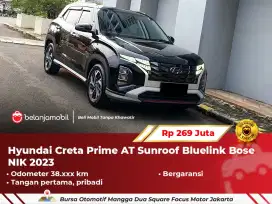 [ BERGARANSI ] Hyundai Creta Prime AT Sunroof Bluelink Bose 2023/2024