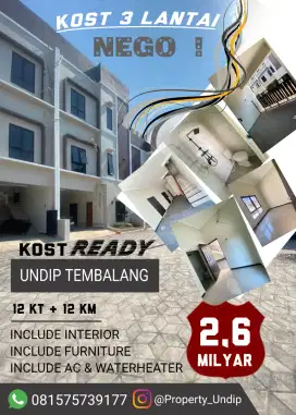 JUAL KOS READY MULAWARMAN TEMBALANG DEKAT UNDIP