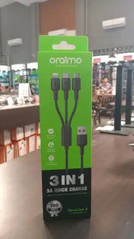 oraimo Duraline 3 1.2M 3A Cable OCD-X93
