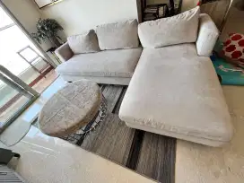 Sofa 3 Seater + foot rest Murah banget!