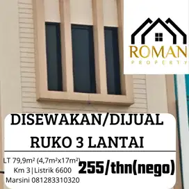 DIJUAL/DISEWAKAN RUKO 3 LANTAI DI SRENGSENG