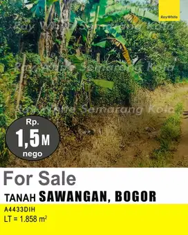 DIJUAL TANAH DI SAWANGAN BOGOR A4433