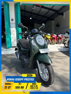 HONDA SCOOPY PRESTIGE 2024 LIKE NEW MASZEHH HIKMAH MOTOR KEPUH