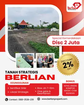 tanah murah gedangan