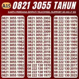NOMOR CANTIK TELKOMSEL TAHUN MURAH BERKUALITAS SUPPORT 5G SUPER