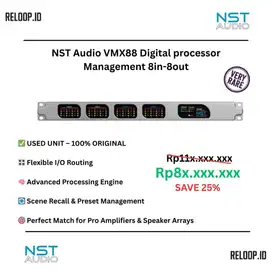 NST Audio VMX88 Digital Processor Management 8in-8out