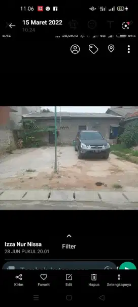 Jual tanah 132m²