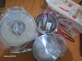Jual alat masak 1 set merk supra