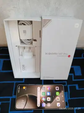 Xiaomi 14T Pro 12/512 Fullset ori segel garansi On