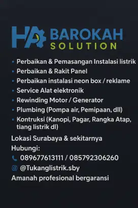 Tukang listrik surabaya