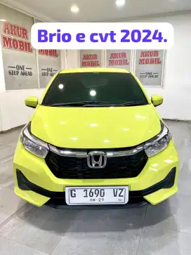 HONDA BRIO SATYA E CVT 2024 NOPOL G STNK PANJANG SIAP PAKAI