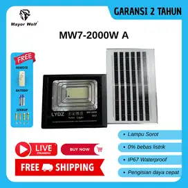 Lampu Tenaga Surya Mayor Wolf MW7-2000W A