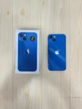 ( Second ) IPhone 13 128GB - Blue | Ex IBOX | Fullset Original 100%
