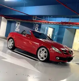 MERCY SLK 300 GRAND EDITION ANTIK 2010 MERAH KM Very Low