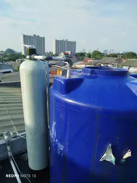 Saringan air fiter penjernih air sepaket, air pam/sumur