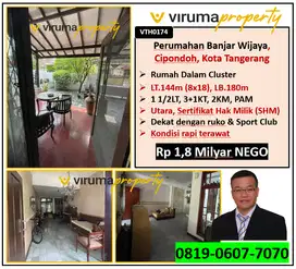 VTH0174 - Rumah Banjar Wijaya, Cipondoh, Kota Tangerang