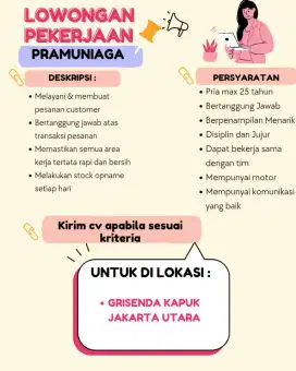 LOWONGAN KERJA DI KAPUK