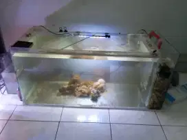 Aquarium bekas 91×40×40